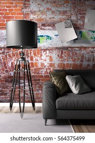Modern bright interior 