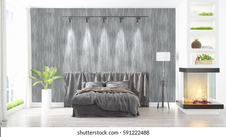 Modern bright interior 