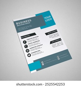 Modern Brochure Design, Business Flyer Design, Brochure, Corporate, Professional, Print Template, Stationary, Real Estate, Flyer Template - Powered by Shutterstock