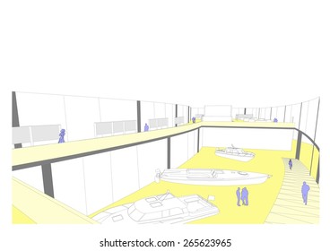 Modern Building 3D Outdoor Rendering, Sketch - Powered by Shutterstock - Get 15% off with code: PIKWIZARD15