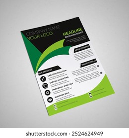 Modern Business Flyer, Business Flyer Design, Brochure, Corporate, Professional, Print Template, Stationary, Real Estate, Flyer Template - Powered by Shutterstock