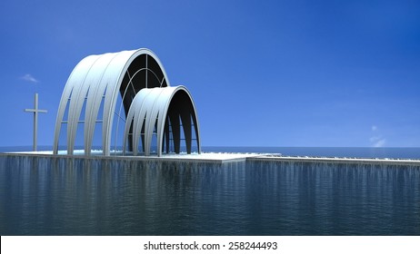 Modern Church For Adv Or Others Purpose Use