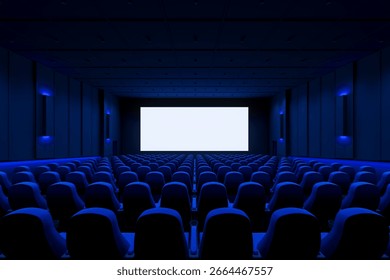 Interior cine moderno con