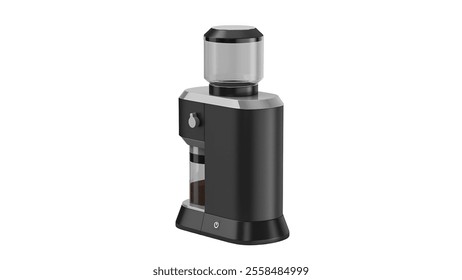 A modern coffee grinder designed for efficient grinding of coffee beans. - Powered by Shutterstock