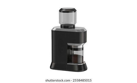 A modern coffee grinder designed for efficient grinding of coffee beans. - Powered by Shutterstock