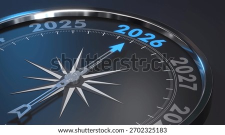 Modern Compass 2026 (3D Rendering)