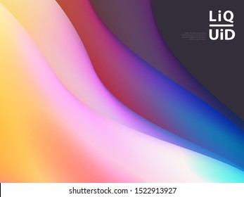 Modern Covers Template Design. Fluid colors. Set of Trendy Holographic Gradient shapes for Presentation, Magazines, Flyers, Annual Reports, Posters and Business Cards - Shutterstock ID 1522913927