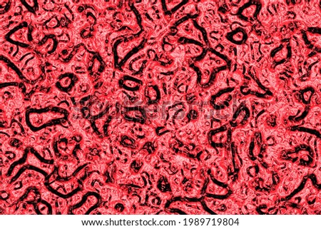modern creative red bio shocking surface computer graphic texture background halloween illustration