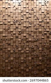 Modern Decorative Wall with Geometric Pattern and 3D Texture
