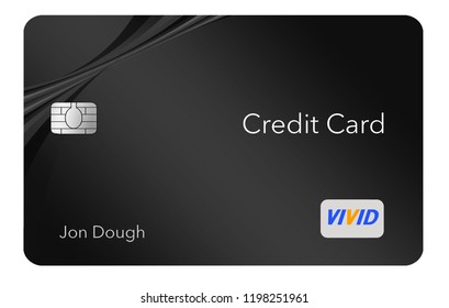 Modern Design Credit Card Here Generic Stock Illustration 1198251961 ...