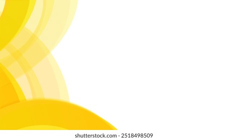 Modern and elegant yellow-themed visiting card template with abstract curved design, ideal for professional and corporate use. Perfect for customization and branding. - Powered by Shutterstock