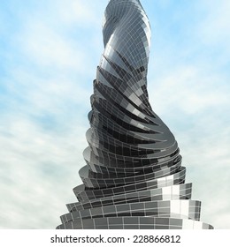 Modern Futuristic Building