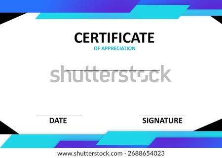 Modern geometric pattern of business certification through training