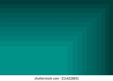 modern geometric viridian green gradient cover illustration background  Stock Ilustrace