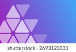 Modern Gradient Background with Overlapping Triangles Pattern