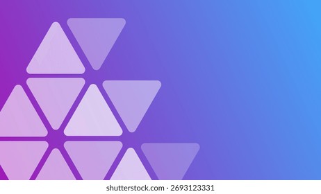Modern Gradient Background with Overlapping Triangles Pattern