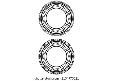 Modern greek versace abstract geometric pattern background - Powered by Shutterstock