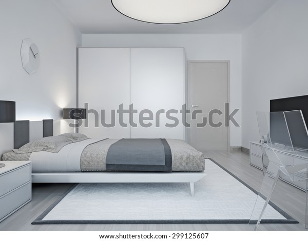 Modern Hotel Room Design Room Luxury Stock Illustration 299125607