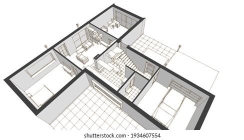 間取り マンション のイラスト素材 画像 ベクター画像 Shutterstock