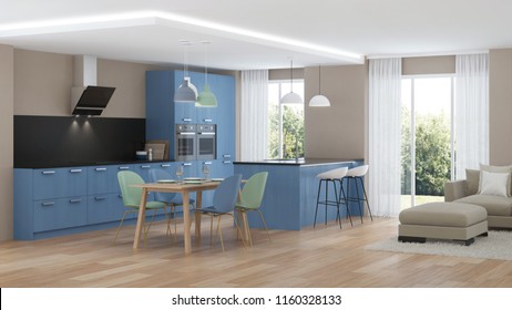 Fenetre Blanc Salle A Manger Moderne Images Stock Photos