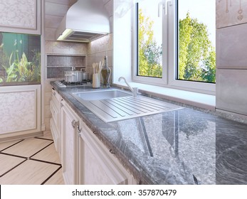Modern Kitchen Design Ecru Colored 260nw 357870479 