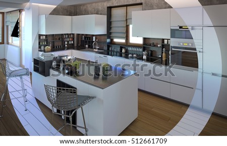 Modern Kitchen Interior Design 3 Custom Decorating Modern Kitchen Interior Design 3 Custom Decorating