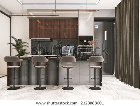 Modern kitchens typically feature a streamlined and clutter-free design. The emphasis is on simplicity and efficiency, with minimal decorative elements and clean, straight lines. 