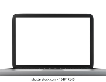 Laptop Isolate Blank Screen Display Mockup Stock Vector (Royalty Free ...