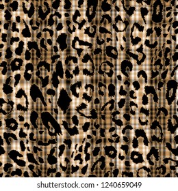 Seamless Leopard Pattern Stock Illustration 460903804 | Shutterstock