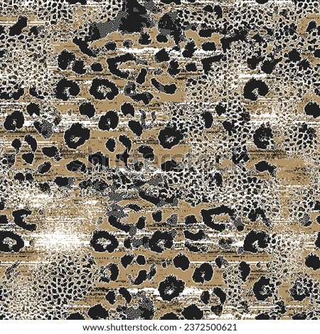 Modern leopard pattern design. Animal and zebra pattern design. Print leopard pattern.