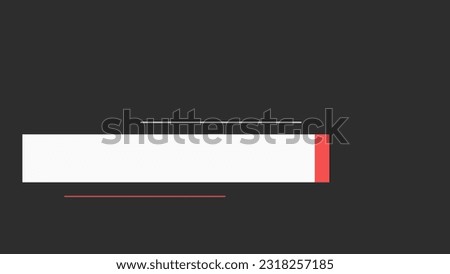 Modern lower third with empty copy space for writing custom messages, Lower third title intro design animation.