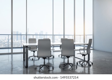 Empty Ceo Office Interior Clipart Image Stock Vector (Royalty Free ...