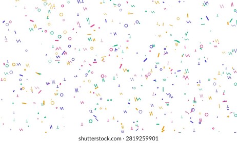 Modern Memphis Pattern Abstract Retro Background Style 002