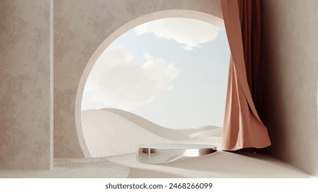 Moderno interior minimalista con