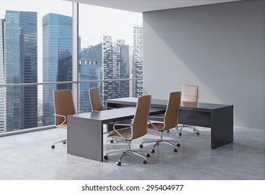 Executive Office Interior Stock Illustrations Images