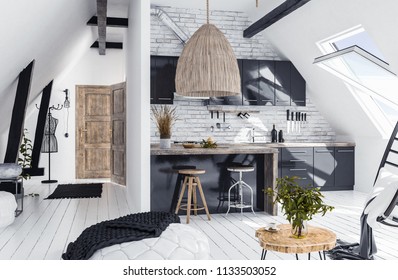 Loft Apartment Images Stock Photos Vectors Shutterstock