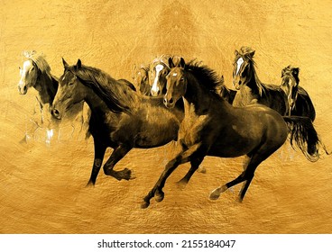 4,437 Horse set gold Images, Stock Photos & Vectors | Shutterstock