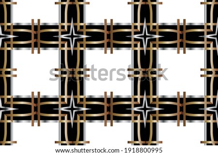 Modern pattern with geometric elements. Pastel gradient color. Design for flyer, presentation, Wallpaper, interior, fashion, print. Illustration made with texture.gold pattern on black background,