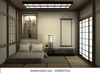 Japanese Style Bedroom Stock Illustrations Images Vectors