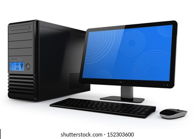 Modern, Power Home Desktop PC. 