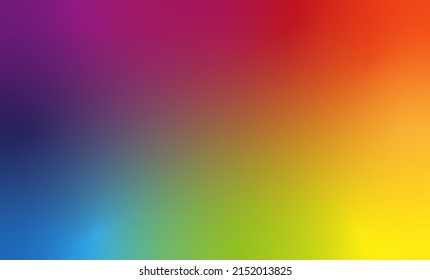 Modern Rainbow Color Gradient Background Banner Vector Template. LBGT People Pride Symbol.