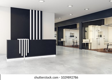 Reception Area Mockup Stock Illustrations Images Vectors