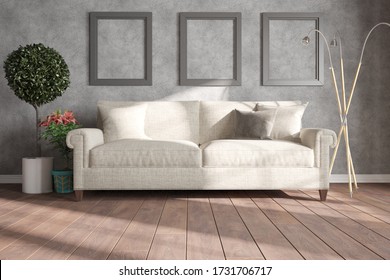 Sofa Classic Style 3d Render Stock Illustration 288412979