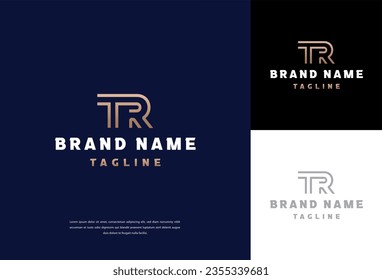 modern RT, TR, R, T abstract letters logo monogram logo design - Powered by Shutterstock