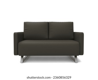 Modern Sofa isolated on white background. Furniture Collection
