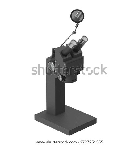 Modern stereo microscope with adjustable mirror for detailed scientific observation