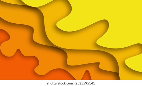 Modern and trendy background. Abstract design with wave shapes in a paper cut style.Pastel colors, pink, purple, green, blue, turquoise. Background template for your design, with space for your text. - Powered by Shutterstock