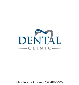 Modern, unique, simple and techie lettermark tooth logo for dentist, orthodontics and toothpaste brand. Conveys sleek, cool, stylish and professional services.