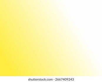 Modern vector background featuring a smooth horizontal gradient from white to light yellow. Ideal for bright and versatile designs.