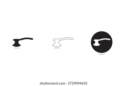 A modern vector illustration of a hammer icon, representing construction, tools, repair, DIY projects, and home improvement. Minimalist flat design suitable for websites, apps, infographics, workshops, and digital or print projects.